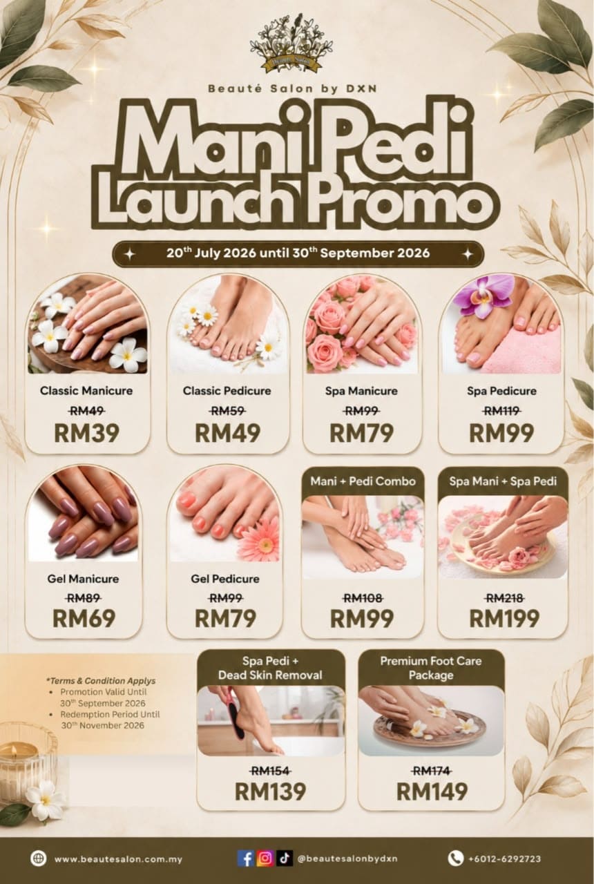 MANI PEDI LAUNCH PROMO